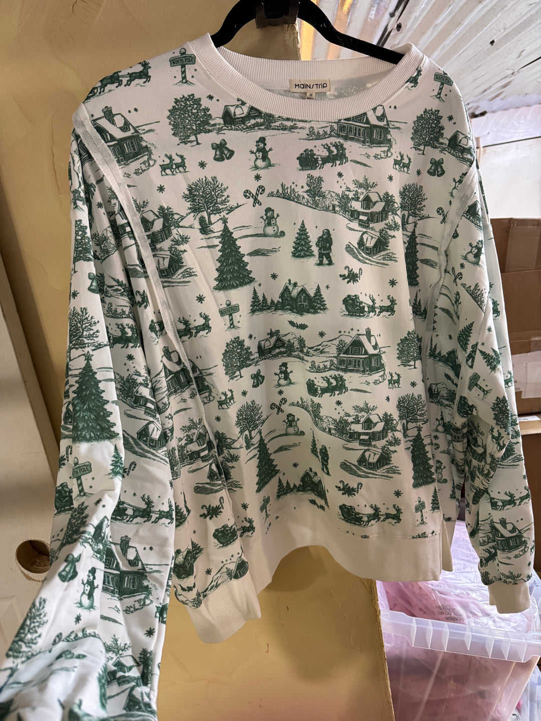 Cozy Christmas Cottage Sweater