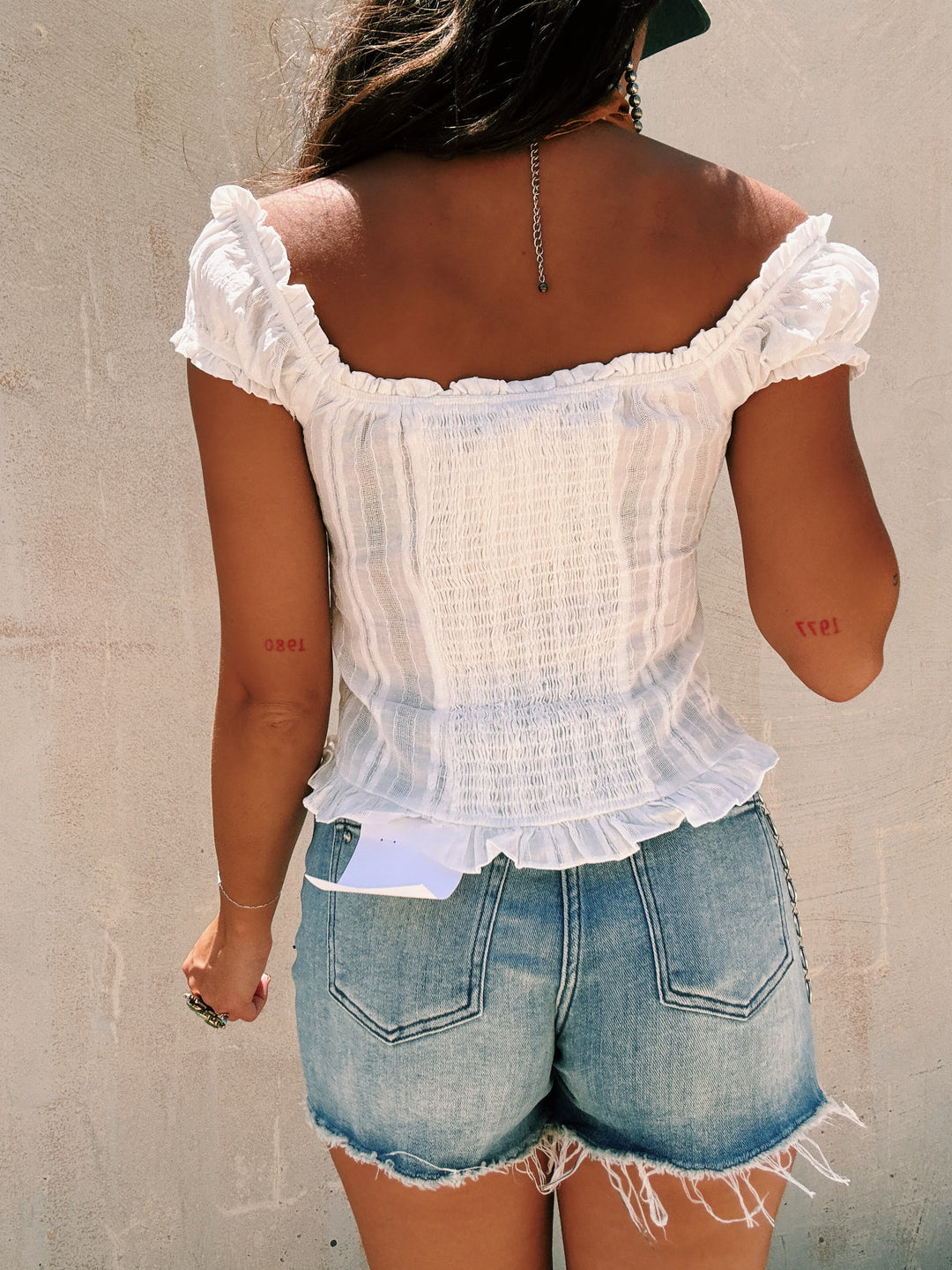 Sugar & Spice Cottage Ruffle Top