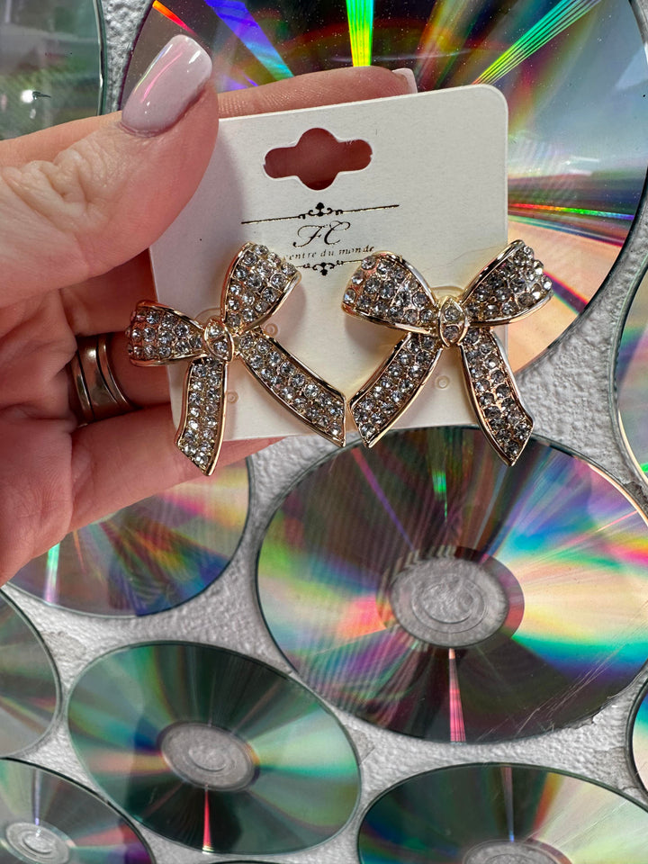 The Perfect Touch Bow Earrings