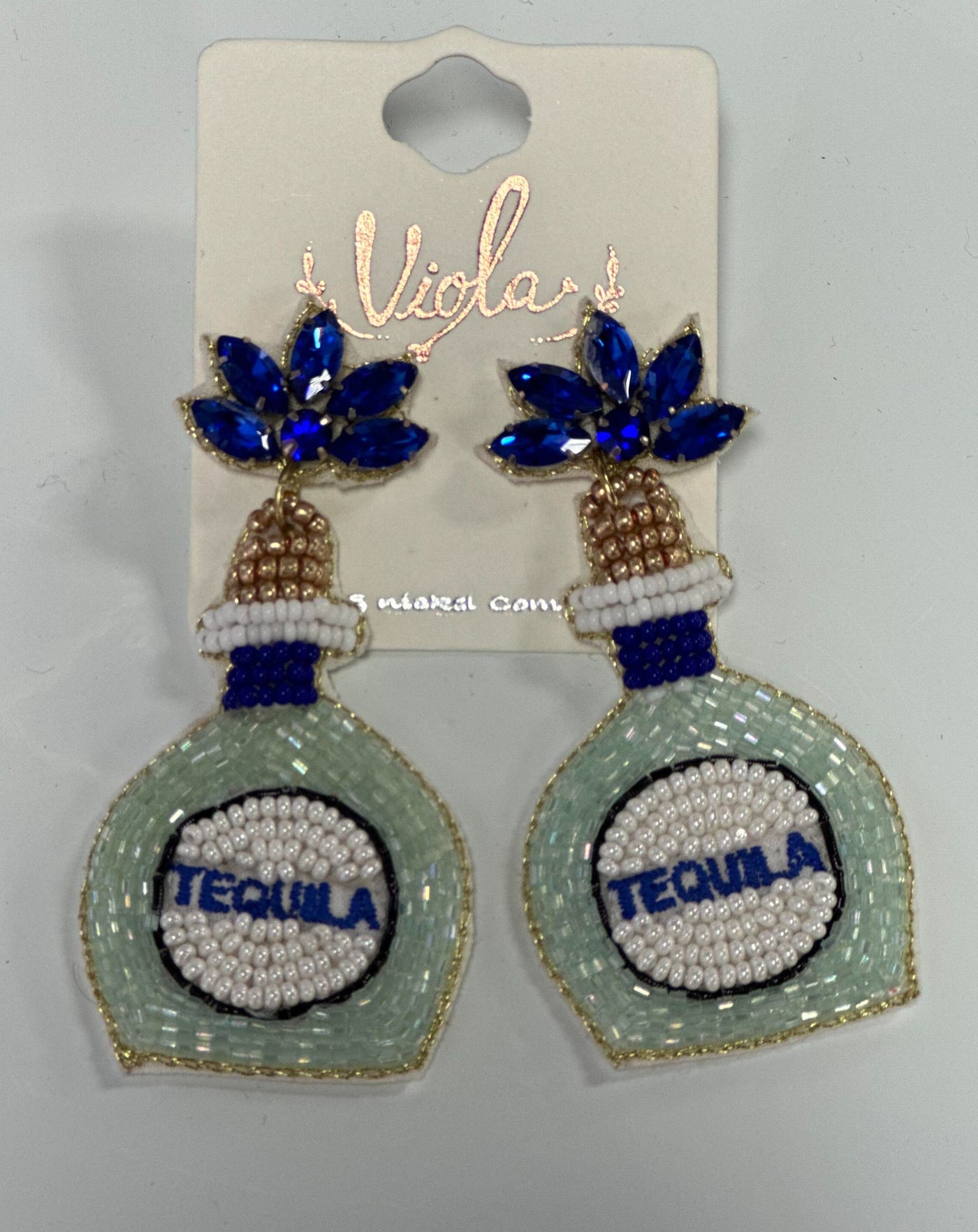 Tequila Makes Me Crazy Earrings