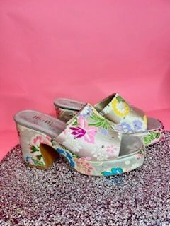 The Chic Brocade Slide Sandals