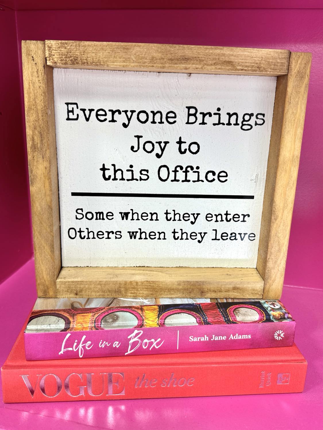 Joy to the Office Sign
