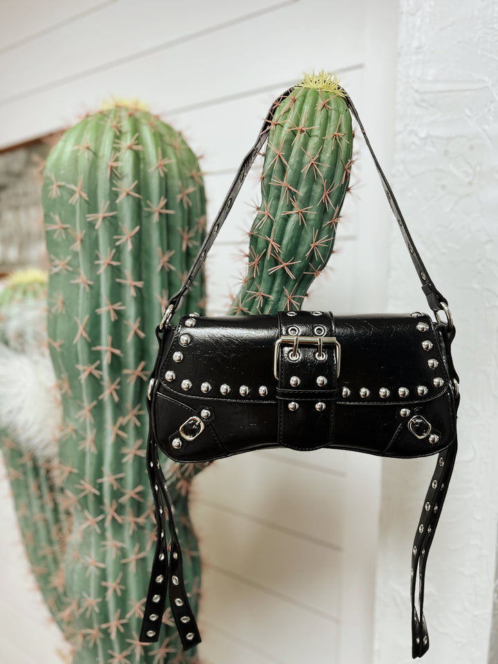 Rivets & Retro Shoulder Bag