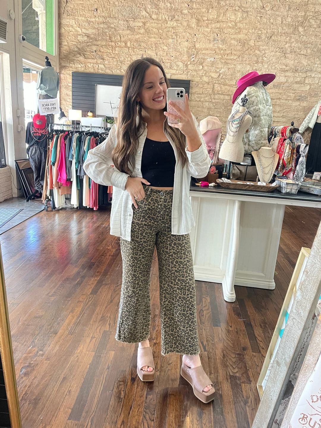 The Emma Leopard Pants