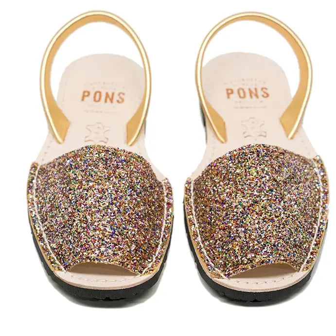 Glitter & Gold Sandals