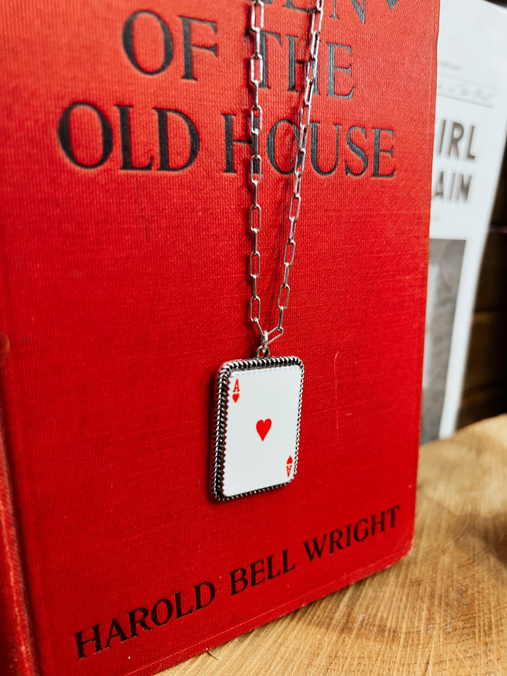 The Ace Heart Necklace