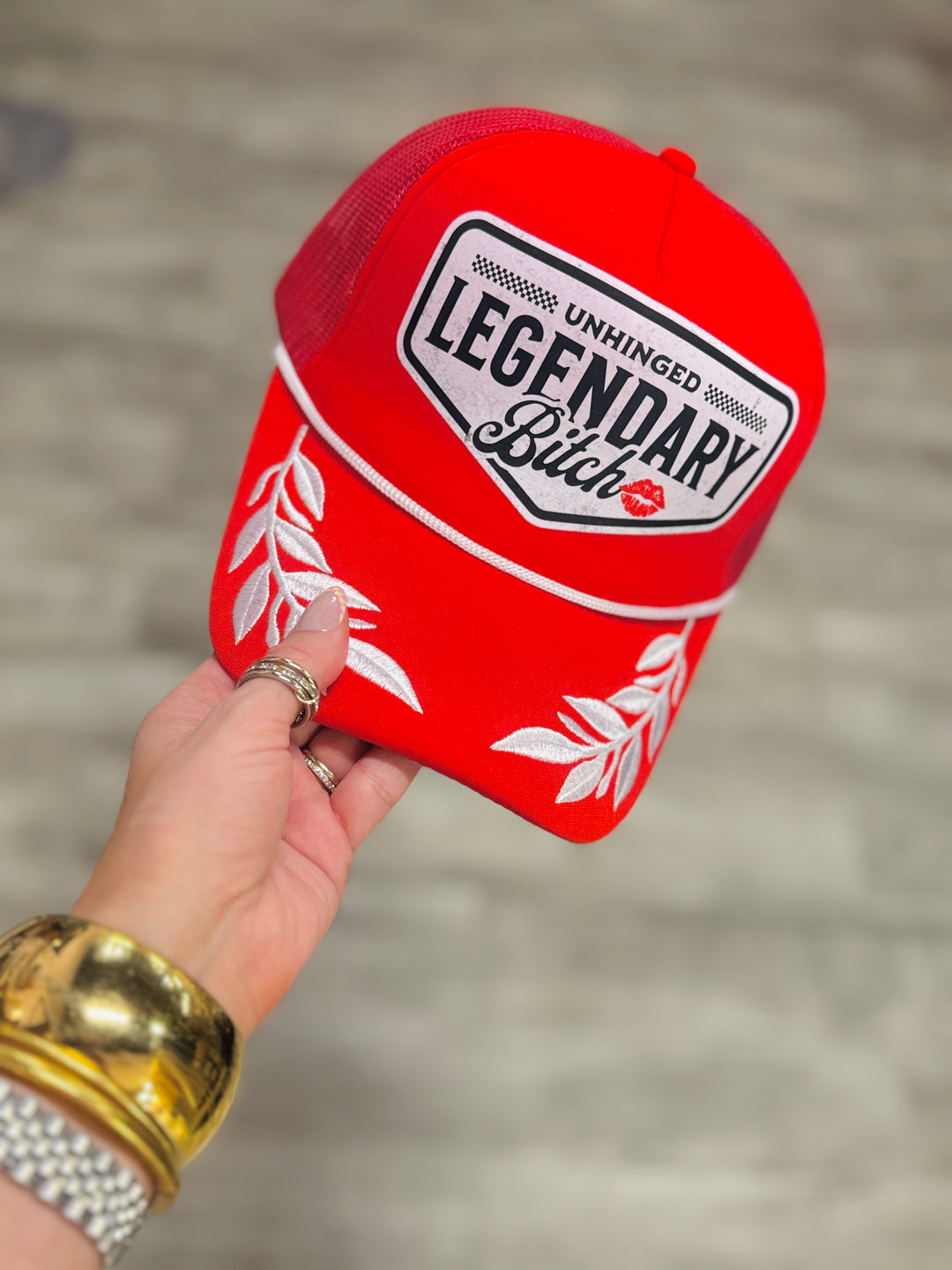 Unhinged Legendary Bitch Trucker Hat