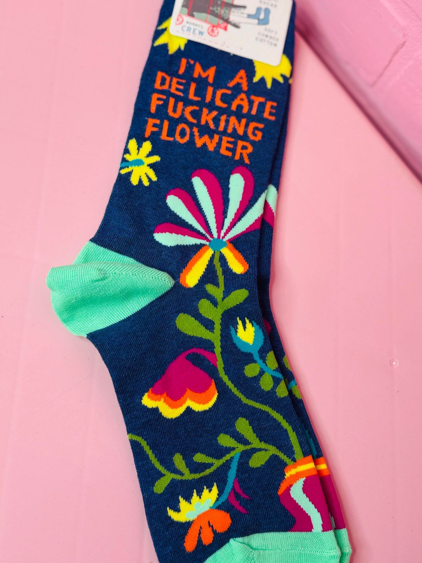 I'm A Delicate Fucking Flower Socks