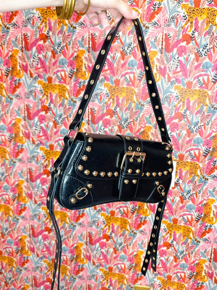 Rivets & Retro Shoulder Bag