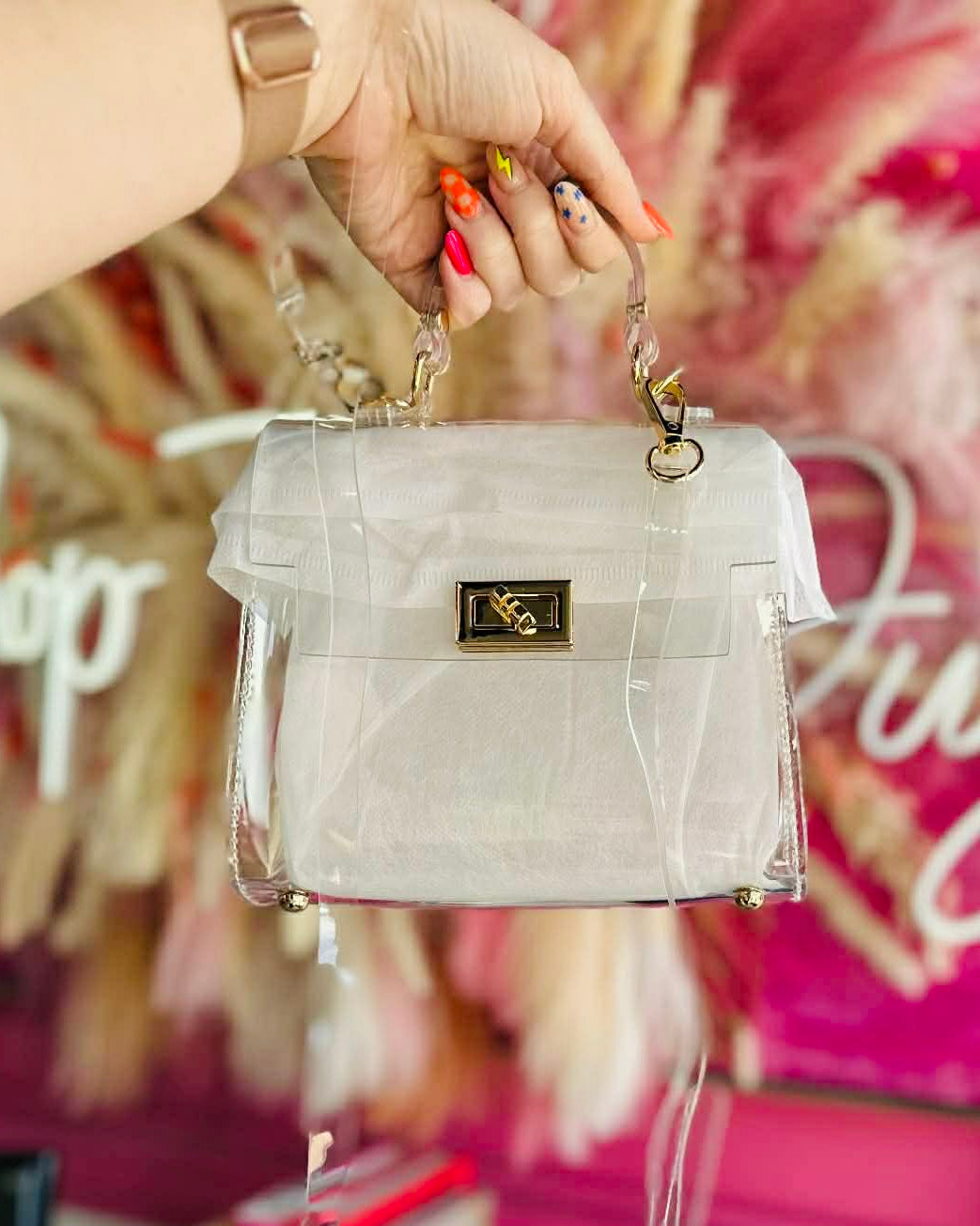 Little Miss Perfect Clear Purse