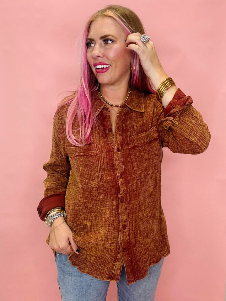 The Luna Button Down Top