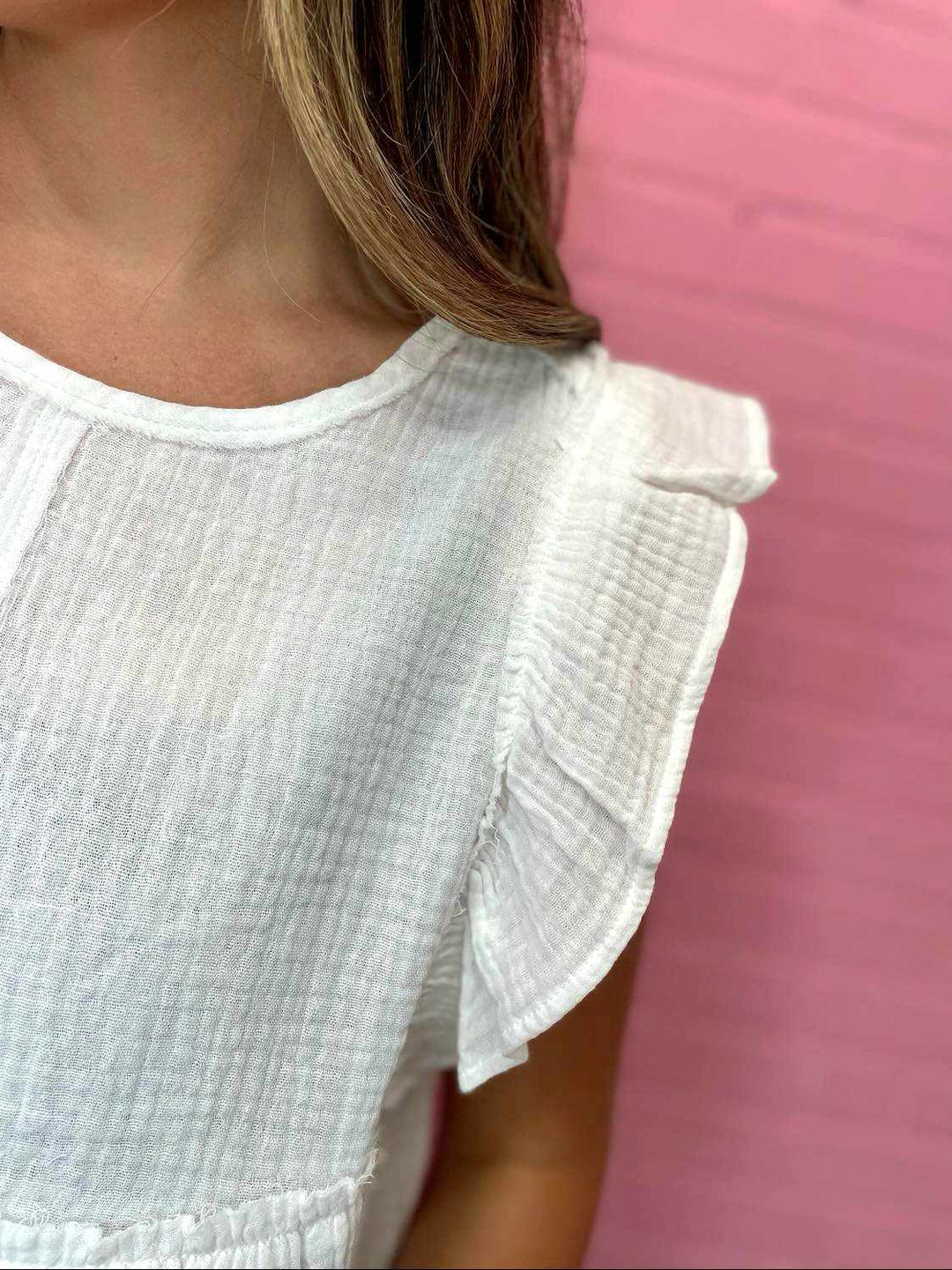 The Erica Ruffle Sleeve Top