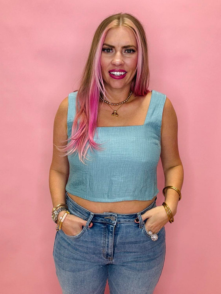 The Jodie Square Neck Crop Top