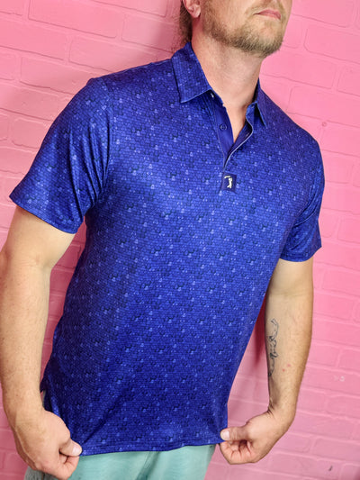 Eyes Up Here Men’s Polo Shirt