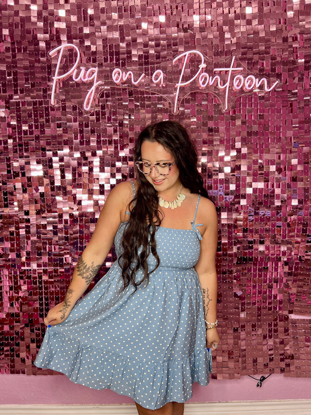 Polka Dot Days Mini Dress