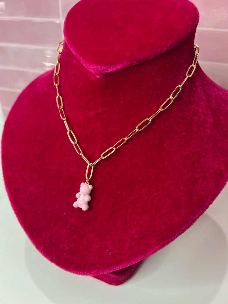 Goldie The Gummy Bear Necklace
