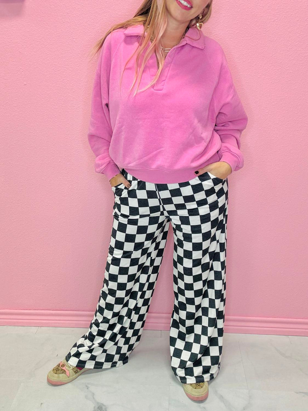 The Riley Checkered Pants