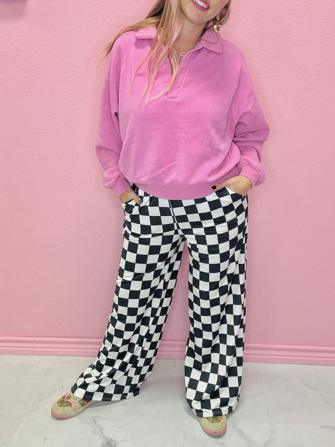 The Riley Checkered Pants