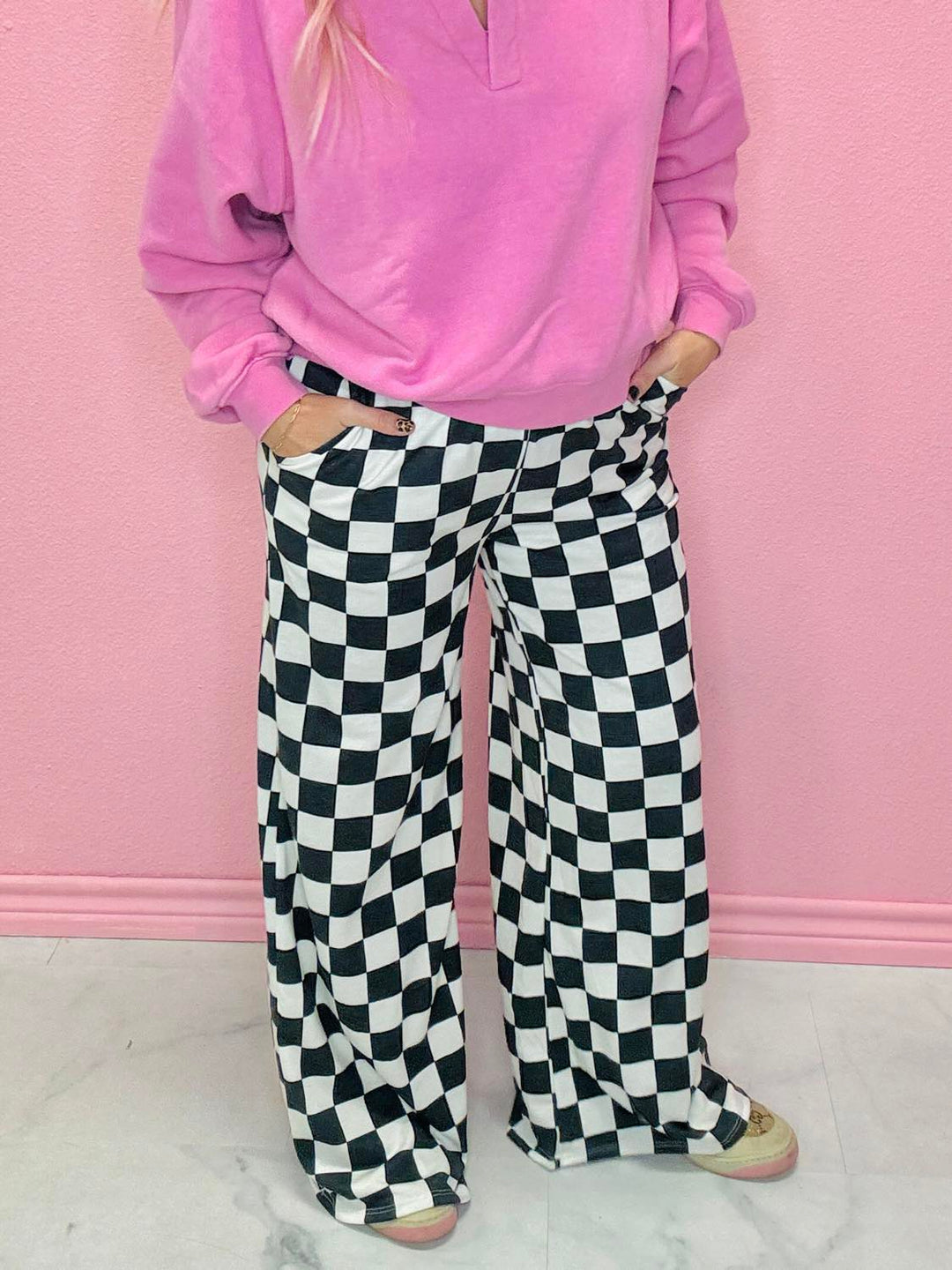 The Riley Checkered Pants