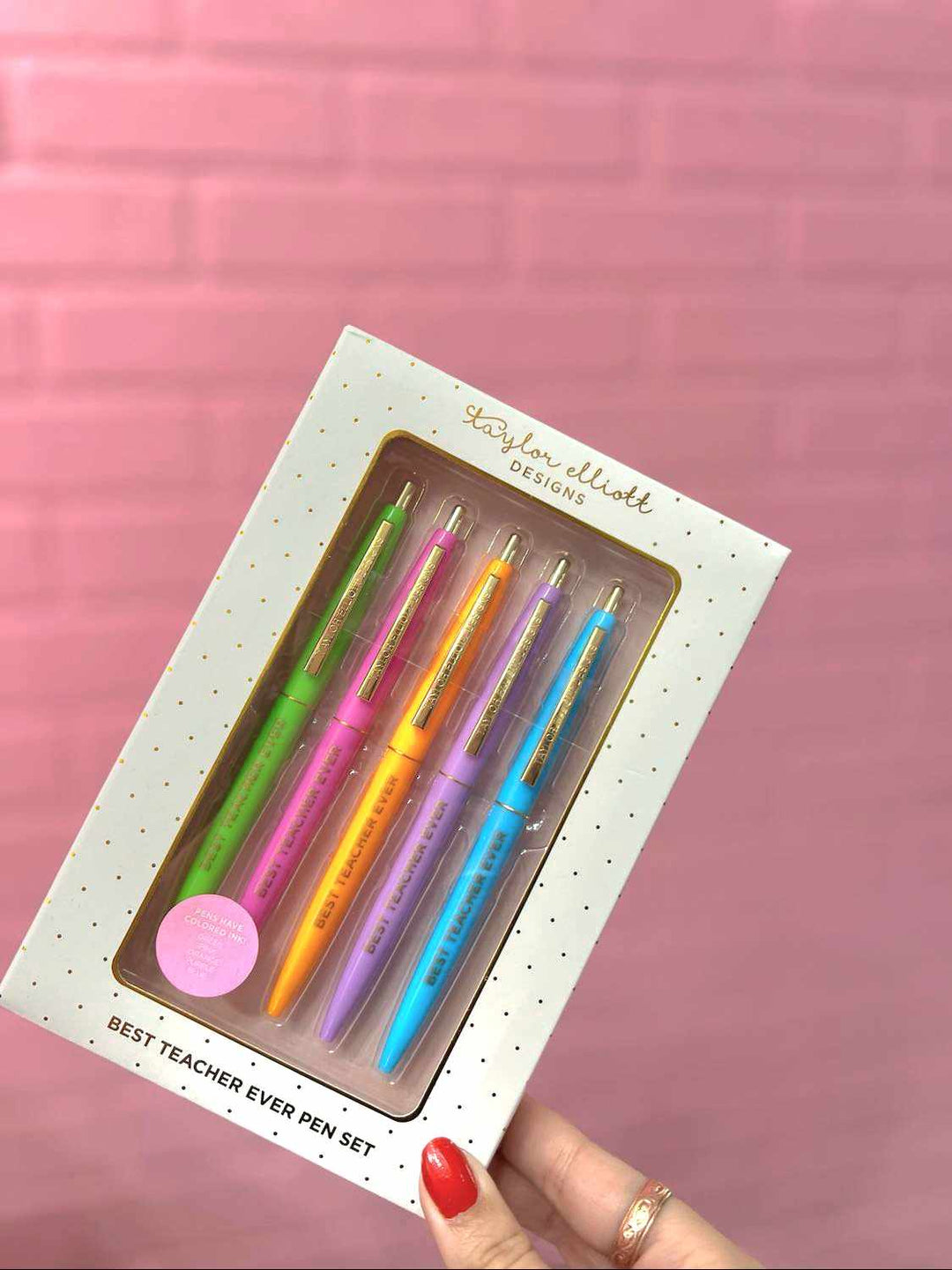 Best Teacher Ever Pen Set