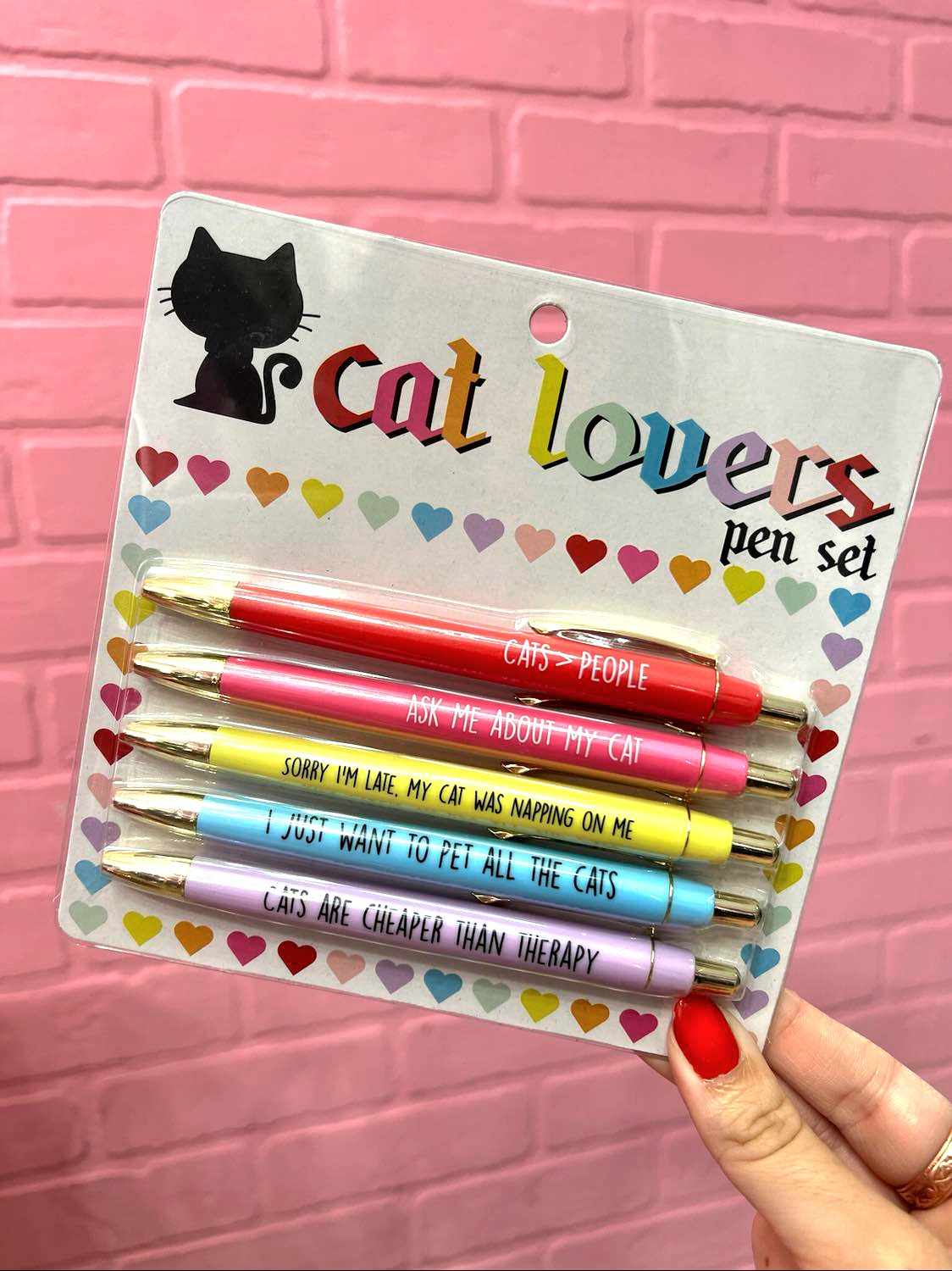 Cat Lovers Pen Set
