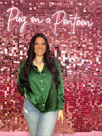 The Satin Button Up
