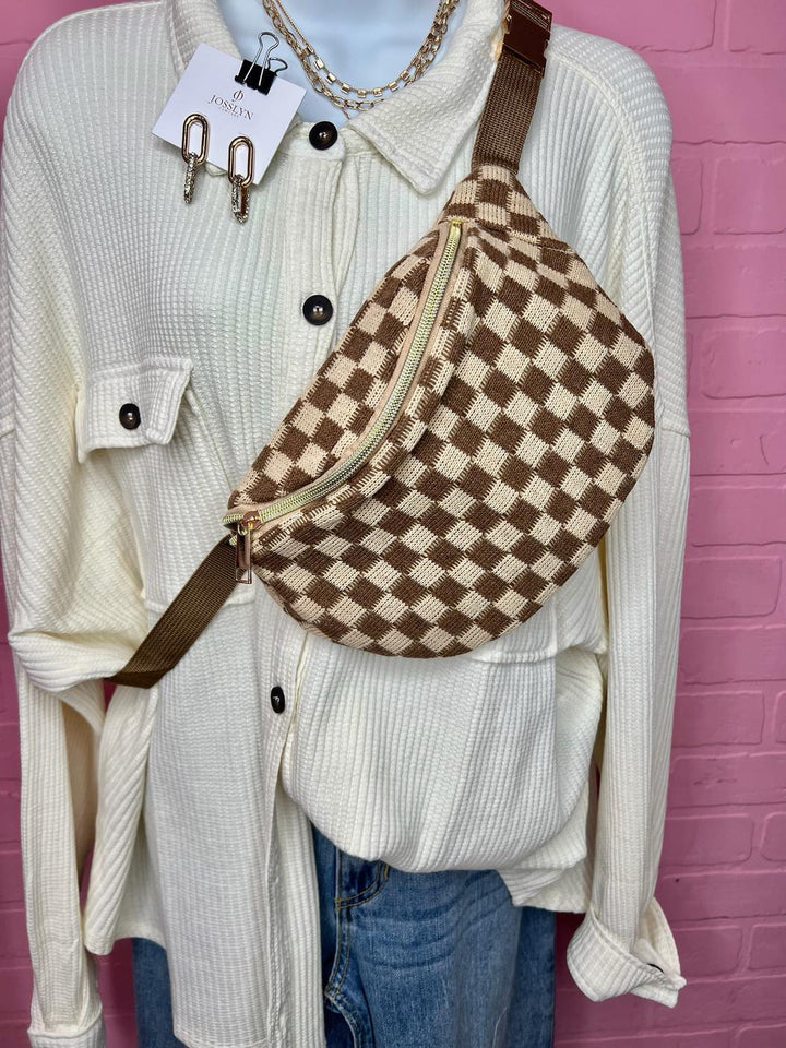 The Favorite Checkered Bum Bag