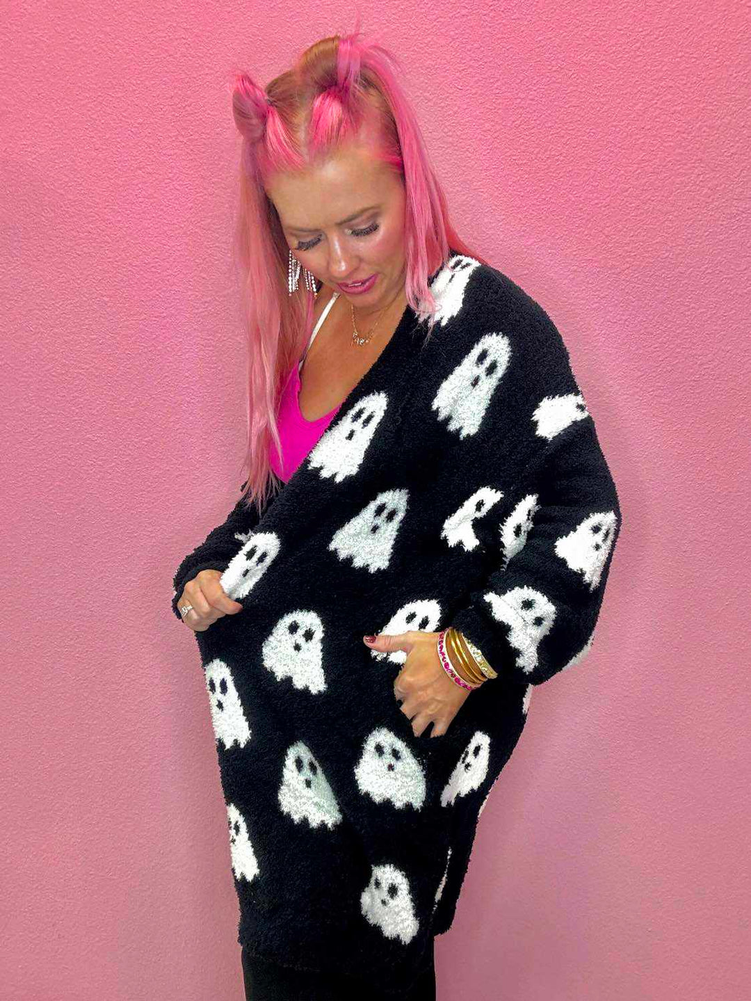 Ghost Reversible Cloud Cardigan