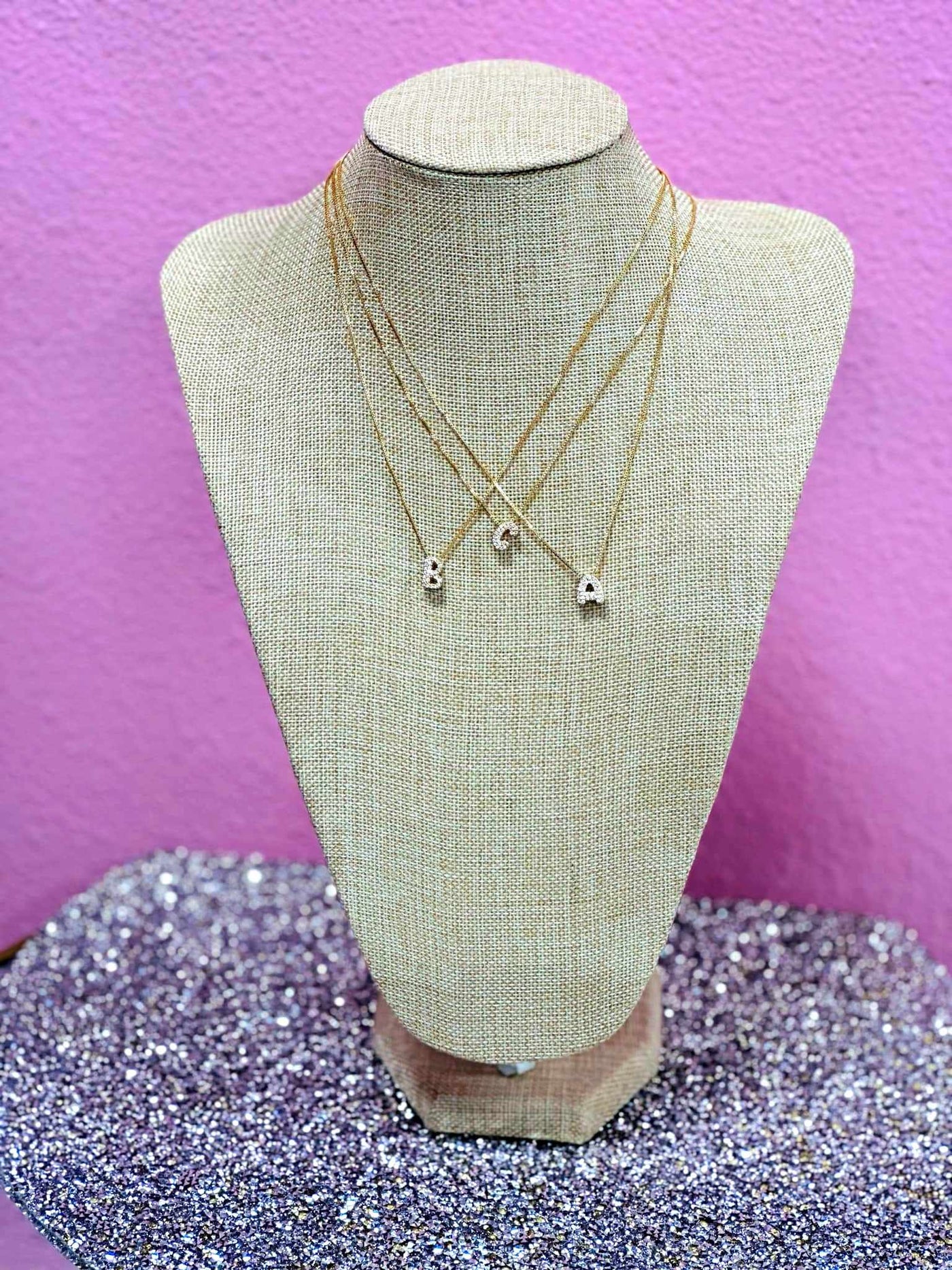 Initial Charm Necklace