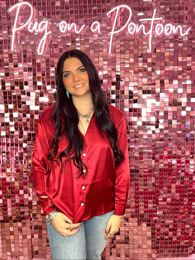 The Satin Button Up