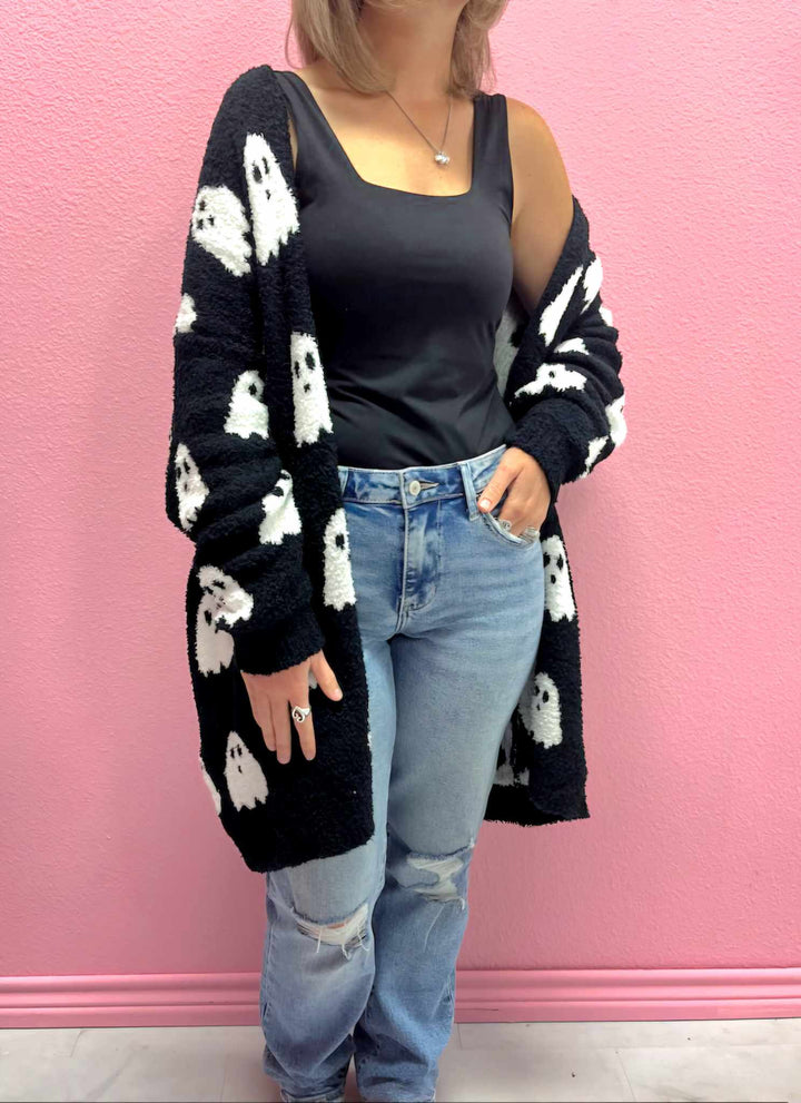 Ghost Reversible Cloud Cardigan