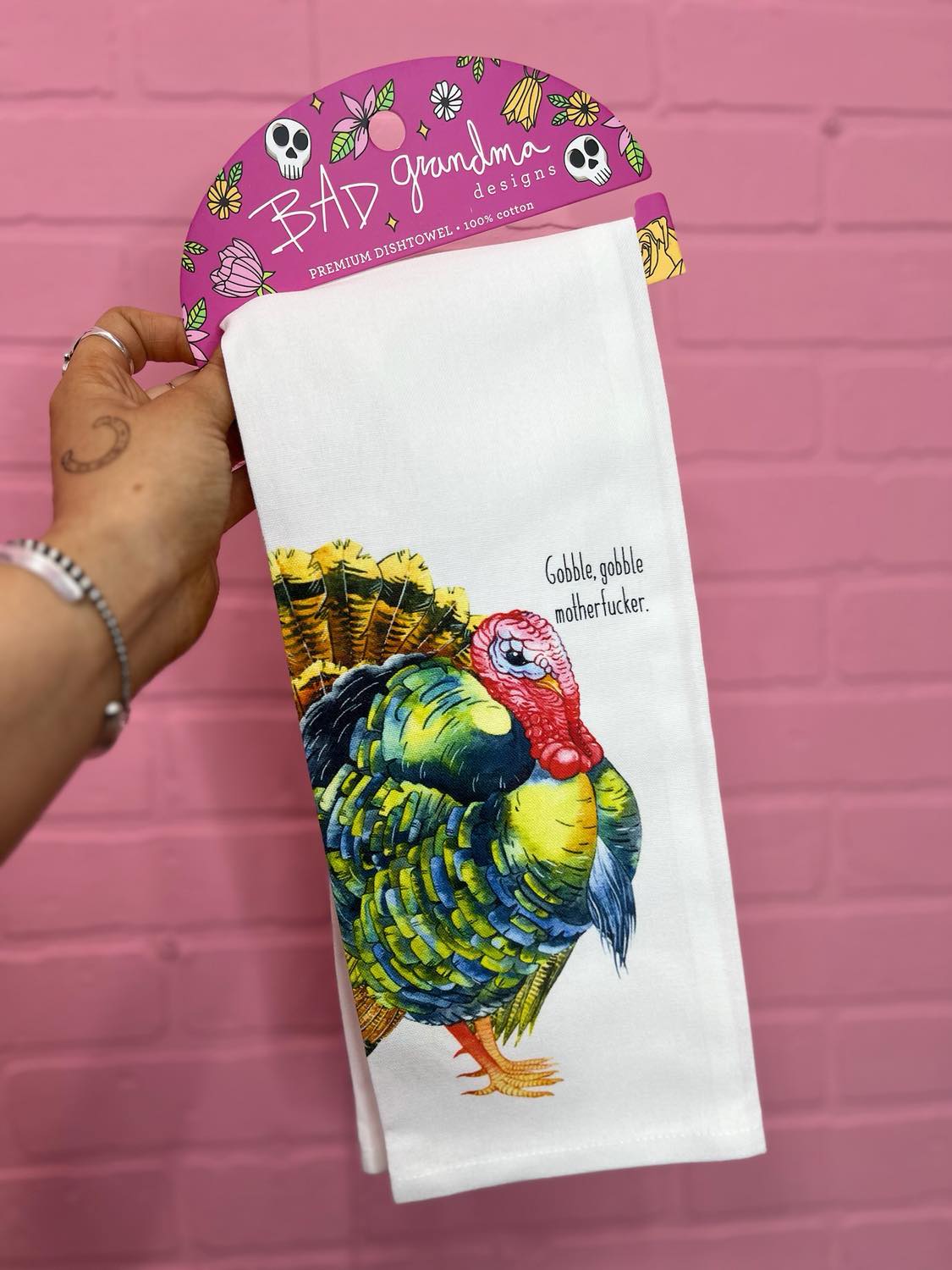 Gobble Gobble Motherfucker Tea Towel