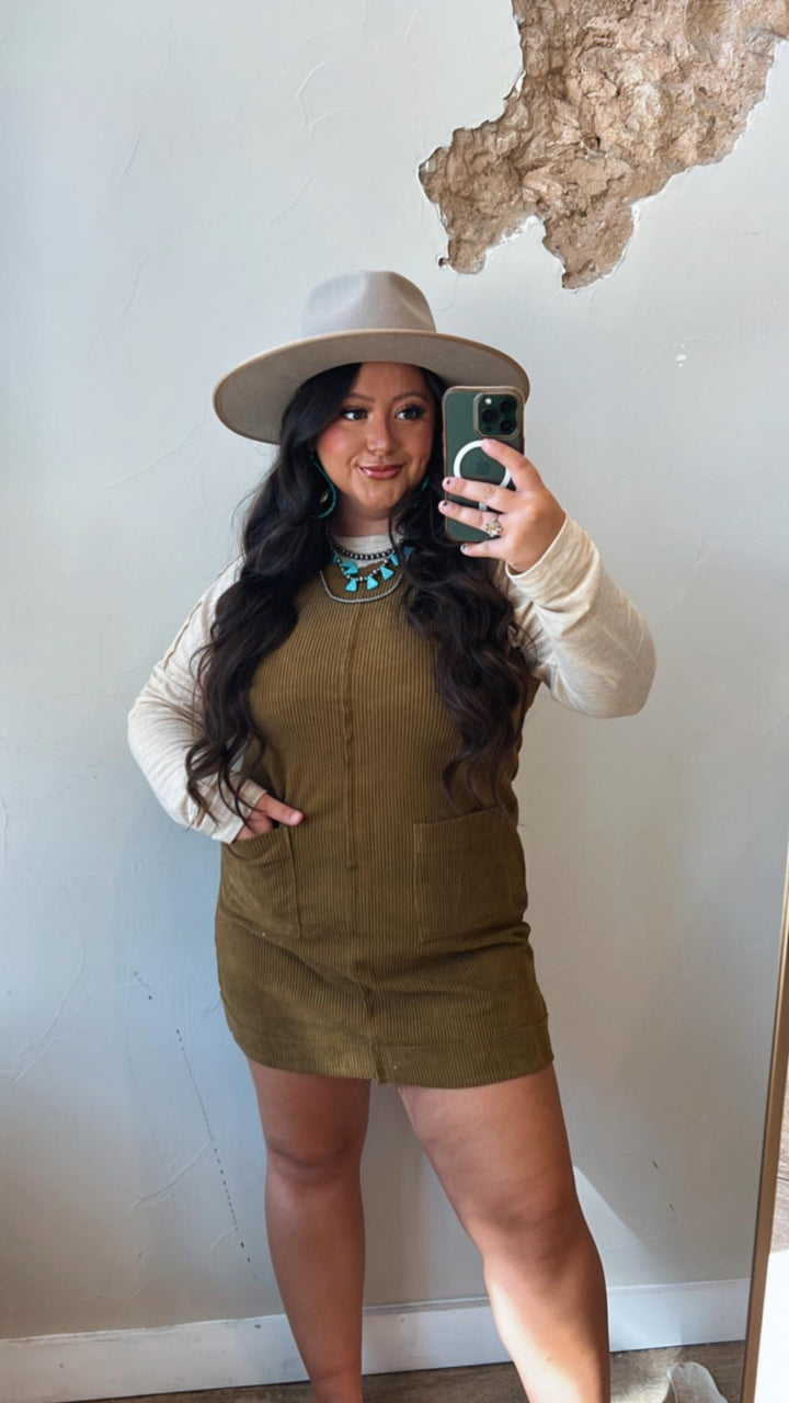 The Grace Corduroy Dress
