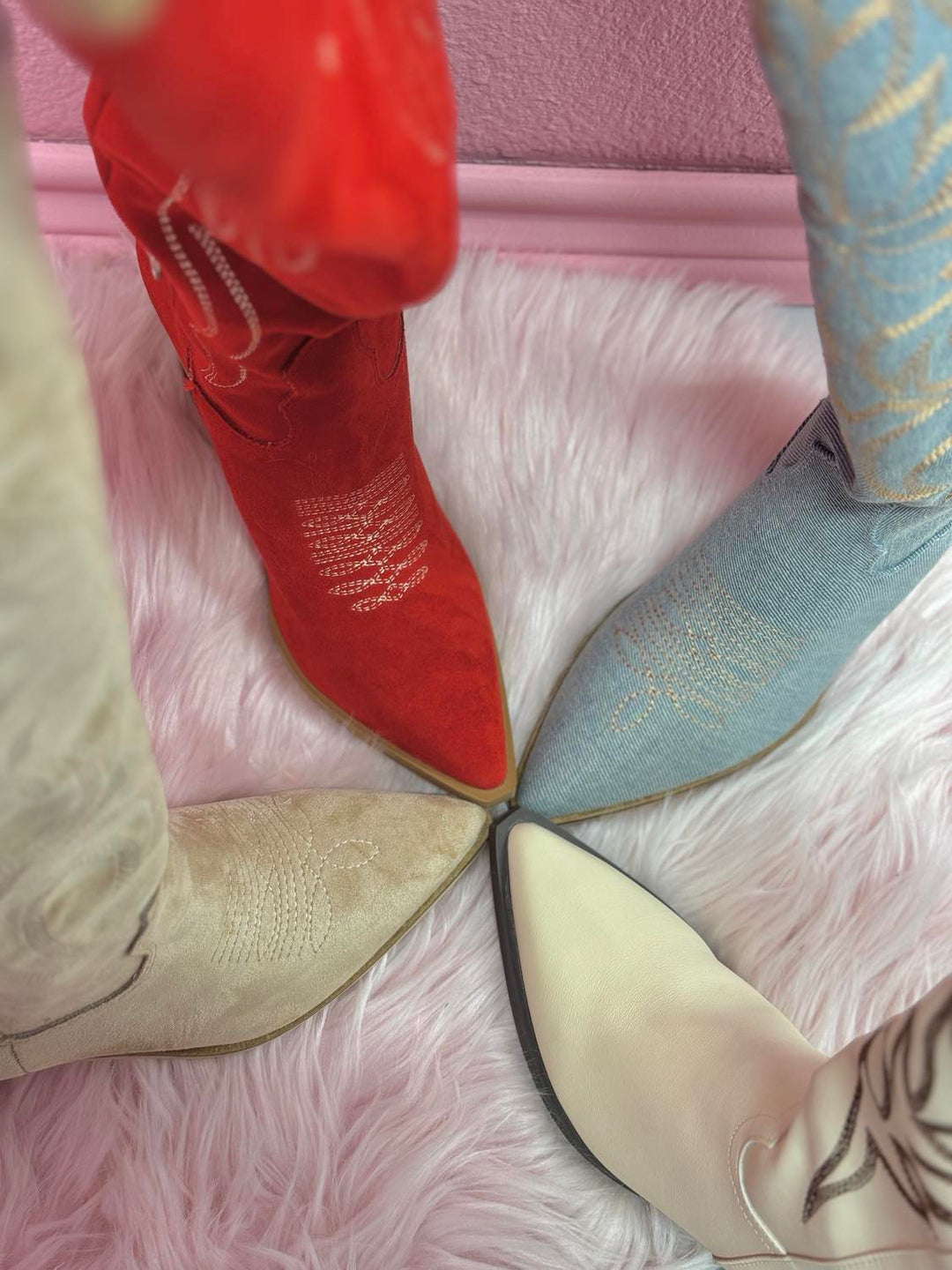 The Celina Ivory Boots