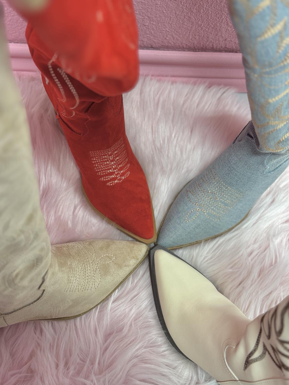 The Celina Ivory Boots