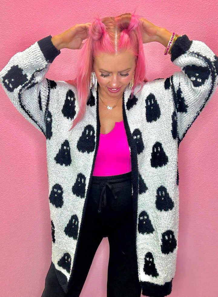 Ghost Reversible Cloud Cardigan