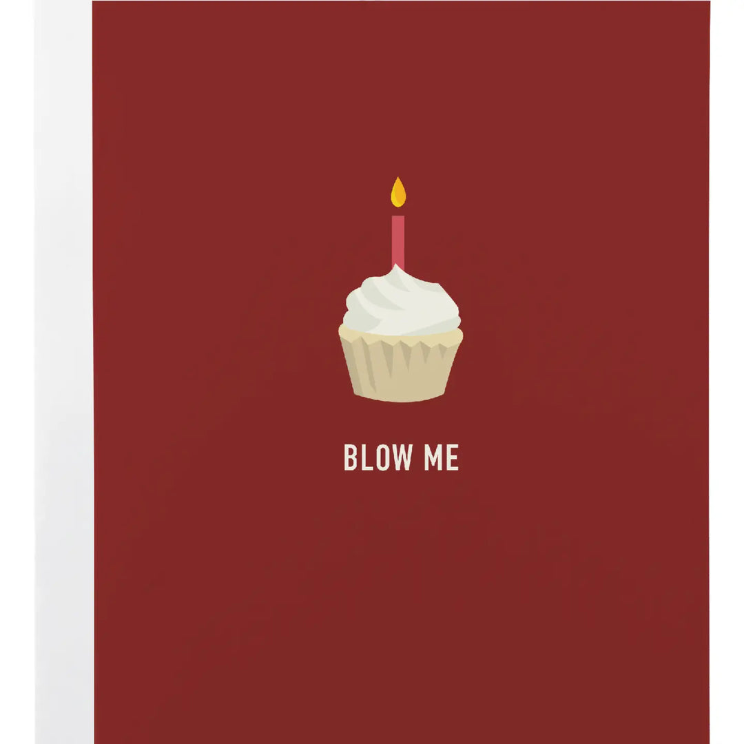 Blow Me Cupcake Card
