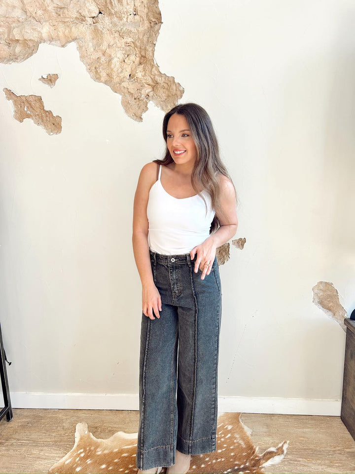 The Bryce Wide Leg Jeans