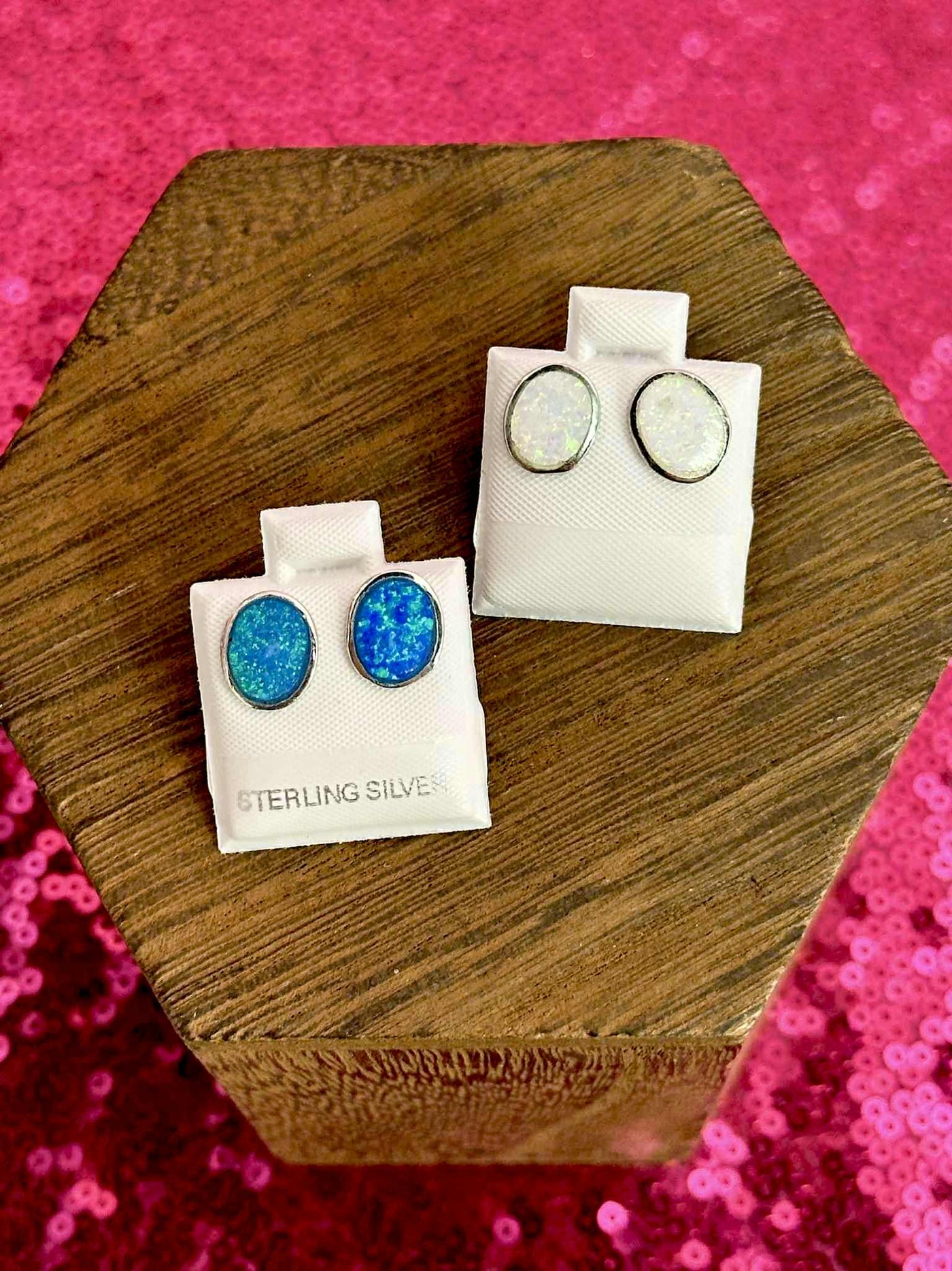 Luna Glow Opal Druzy Earrings