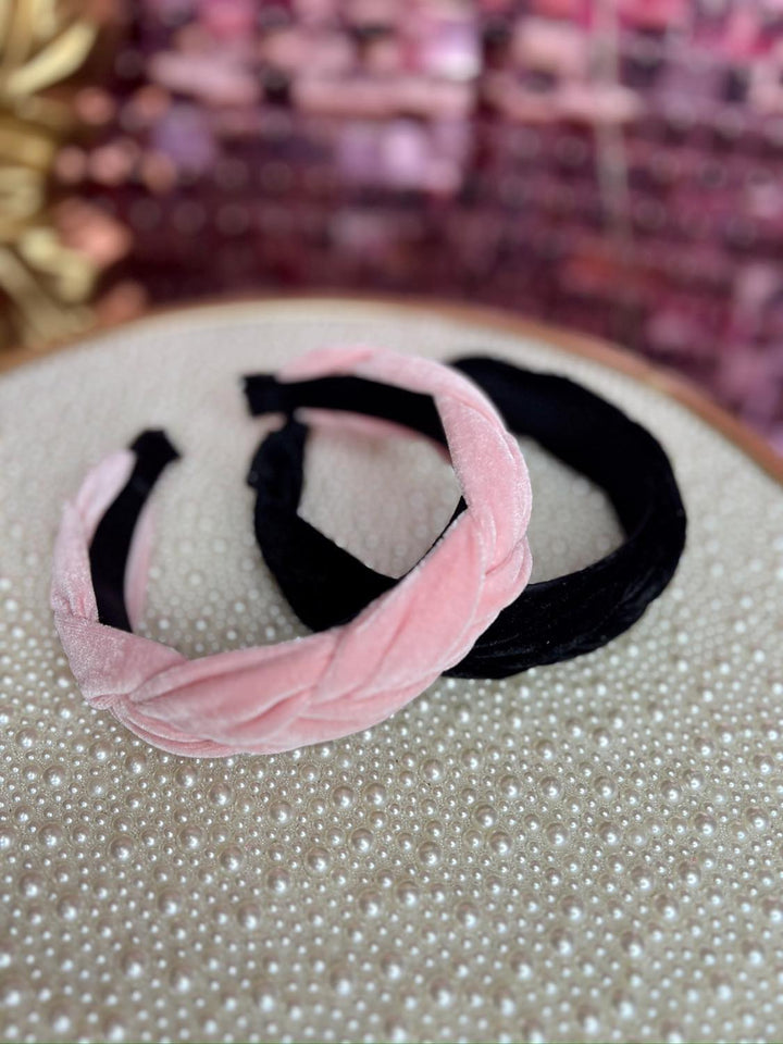 The Bailey Classic Braided Velvet Headband