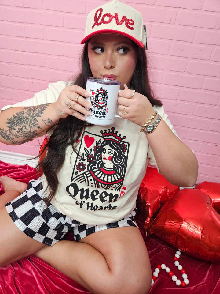 Love Glitter Corduroy Hat