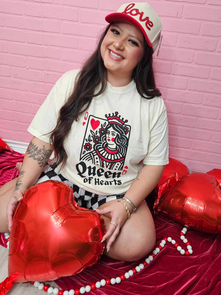 Love Glitter Corduroy Hat