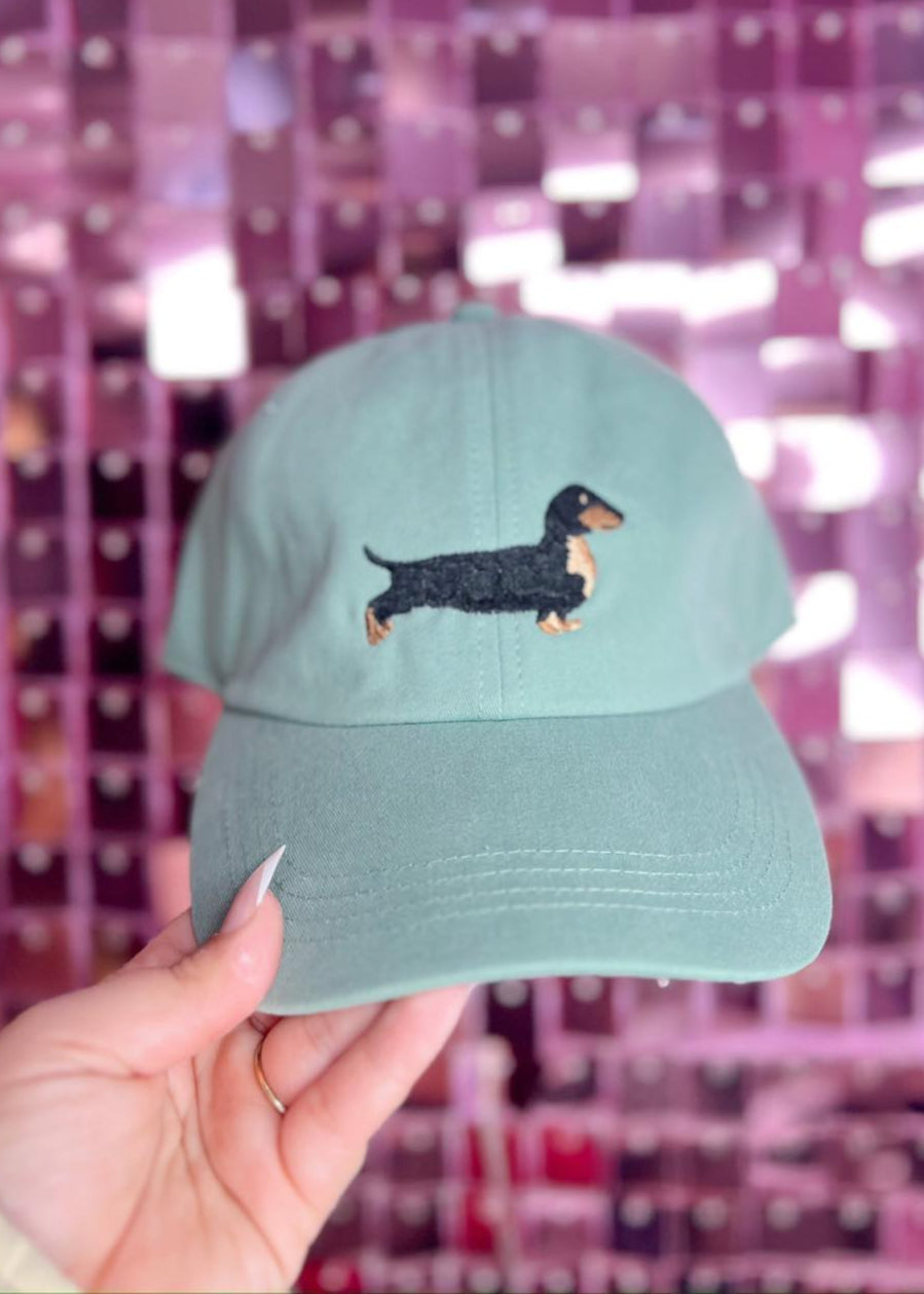 Dachshund Embroidered Baseball Cap