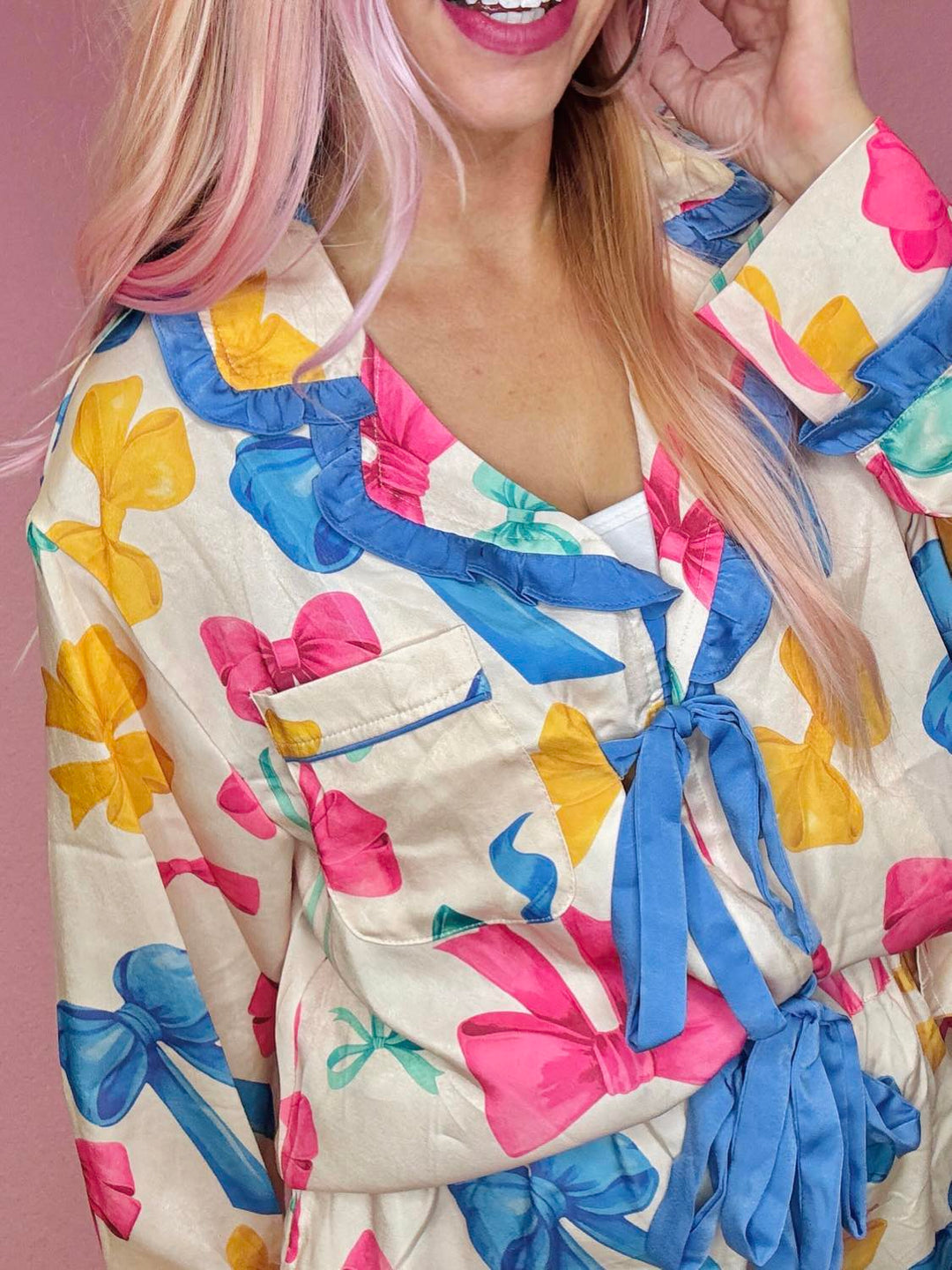 Just A Girl Pajama Top