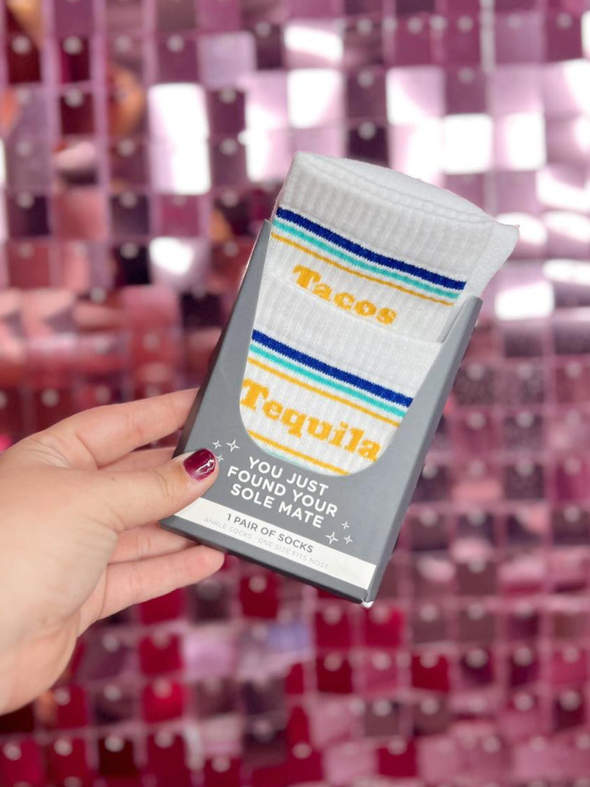 Tacos And Tequila Socks