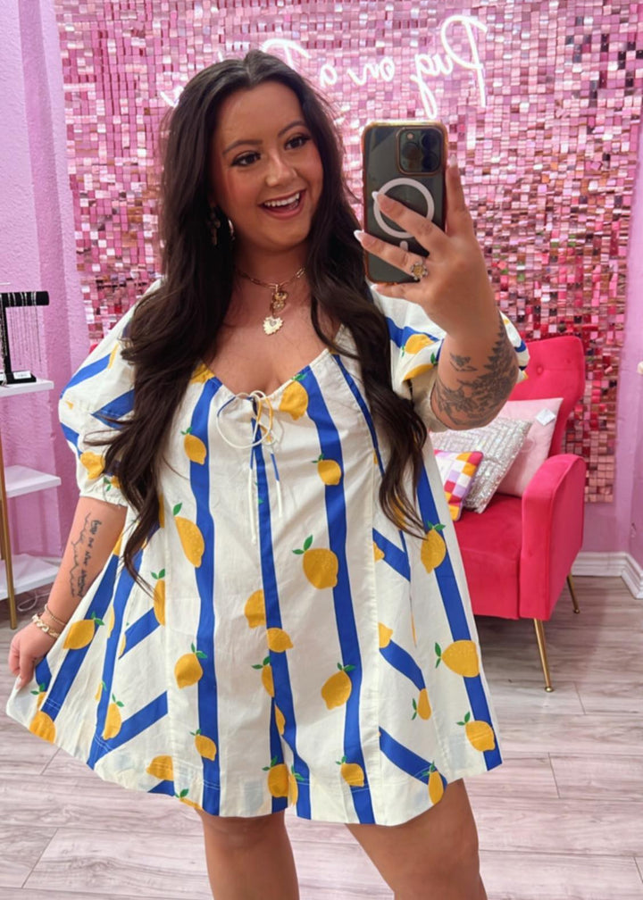 The Lucy Lemon Romper