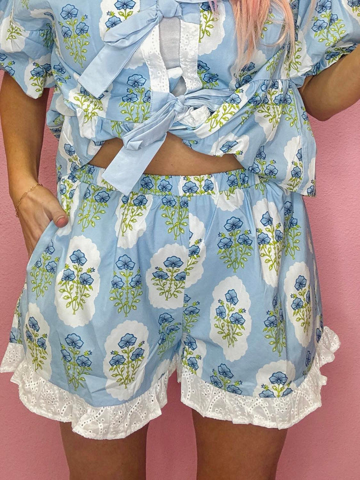 The Belle Ruffle Shorts