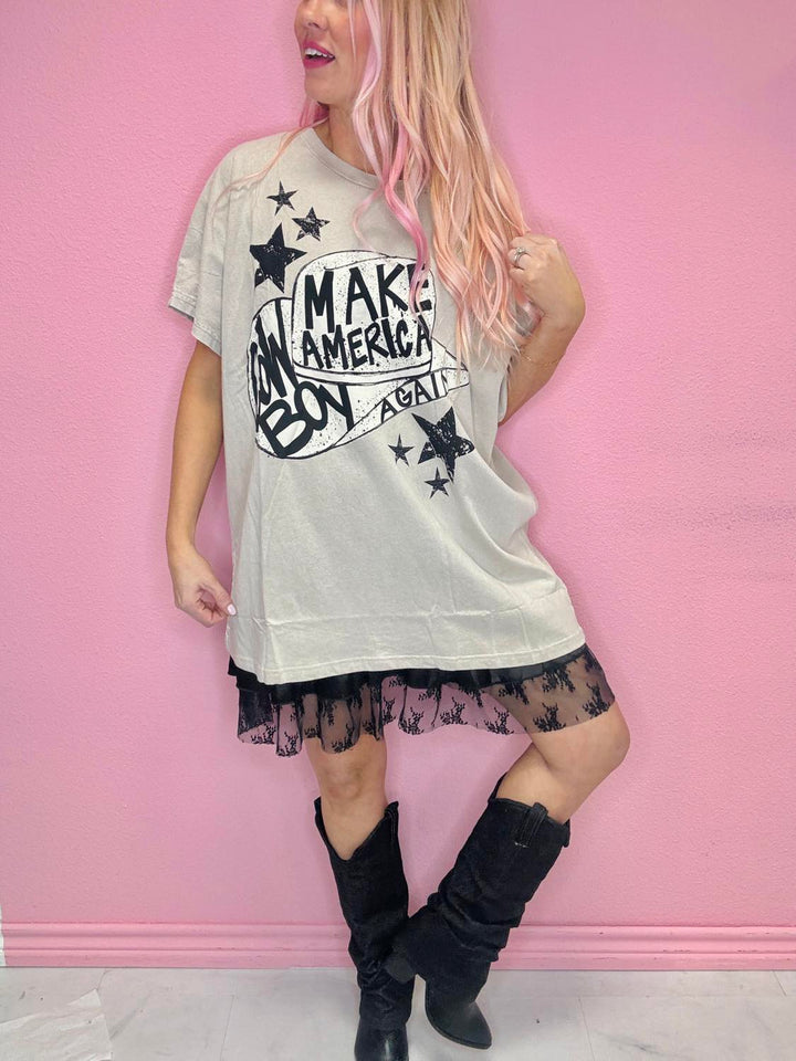 Cowboy 'Merica Graphic Tee