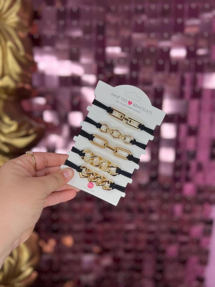 Unwritten Love Hair Tie Bracelet Set