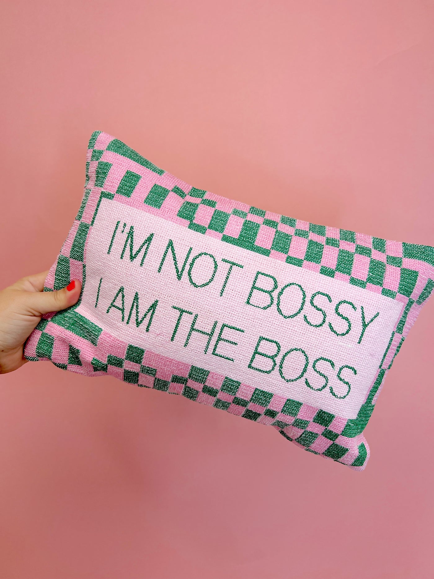 I Am The Boss Pillow